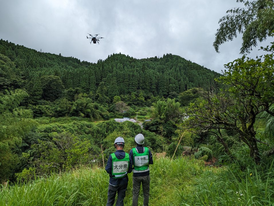ciRoboticsによる大分県由布市の救援物資配送 3